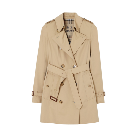(W) Burberry Chelsea Heritage Trench Coat Honey