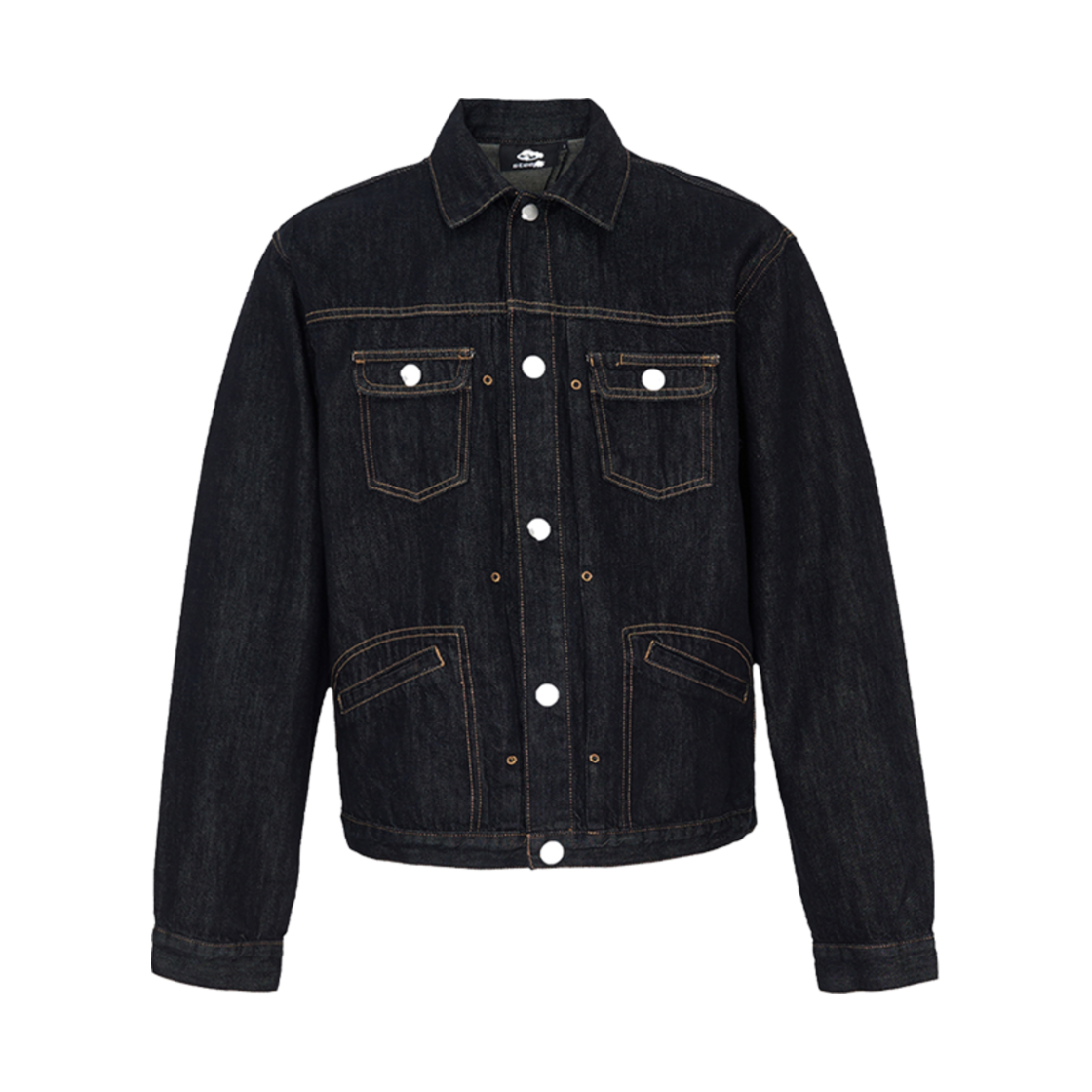 스팁 Lazy 인디고 데님 자켓(STEEPC Lazy indigo denim jacket)