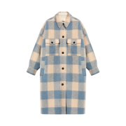 (W) Isabel Marant Fontizi Coat Blue - 21FW