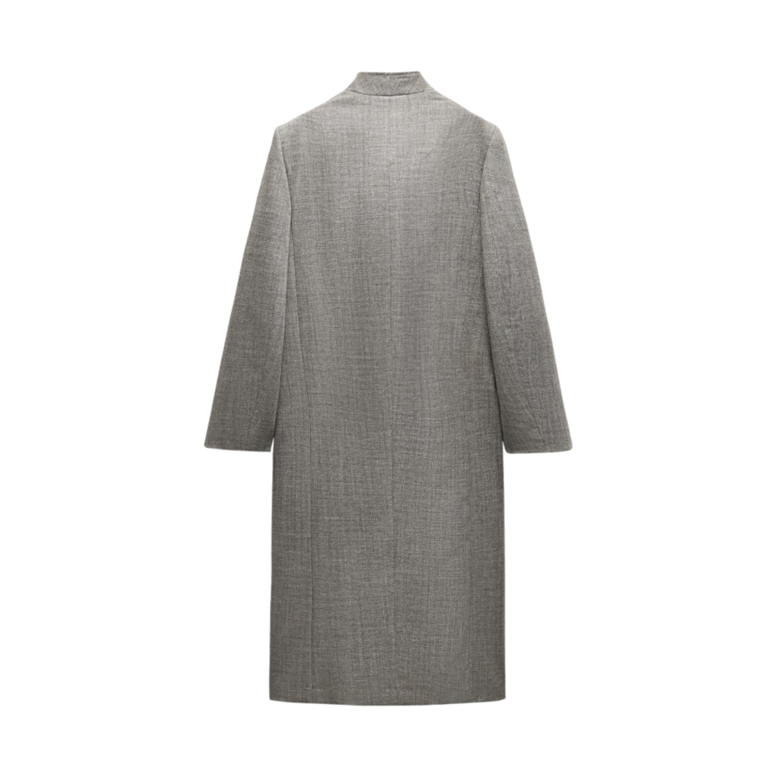 (W) 자라 ZW 컬렉션 100% 울 코트 밍크((W) Zara ZW Collection 100% Wool Coat Mink) - 2