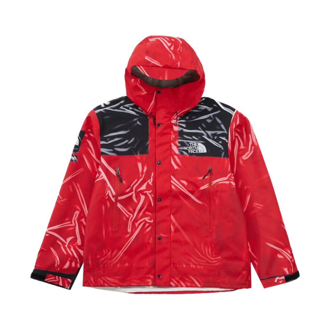 슈프림 x 노스페이스 트롱프 뢰유 프린티드 테입드 심 쉘 자켓 레드 - 23SS(Supreme x The North Face Trompe L’oeil Printed Taped Seam Shell Jacket Red - 23SS)