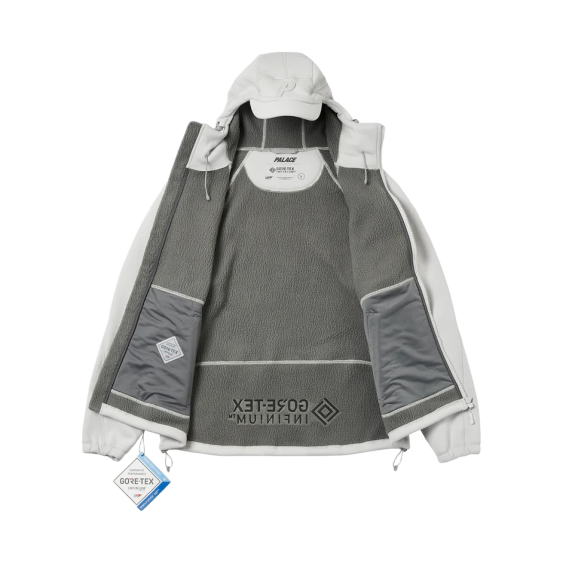 팔라스 고어텍스 인피니움 캡 자켓 그레이 - 22FW(Palace Gore-Tex Infinium Cap Jacket Grey - 22FW) - 2