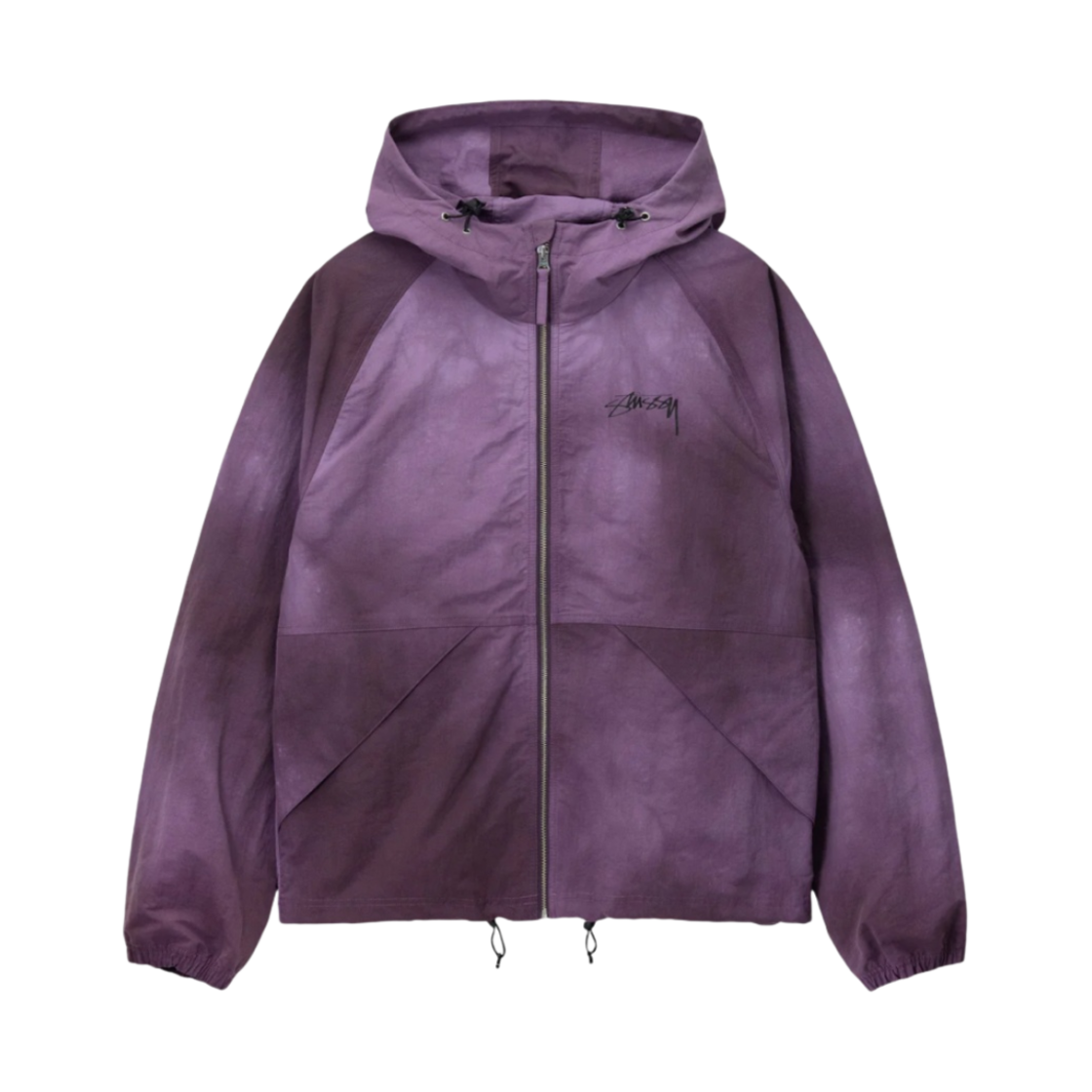 【Stussy】 人気★ Wave Dye Beach Shell Jacket Forest Green 스투시 웨이브 다이 비치 쉘 자켓 퍼플 | Stussy | KREAM