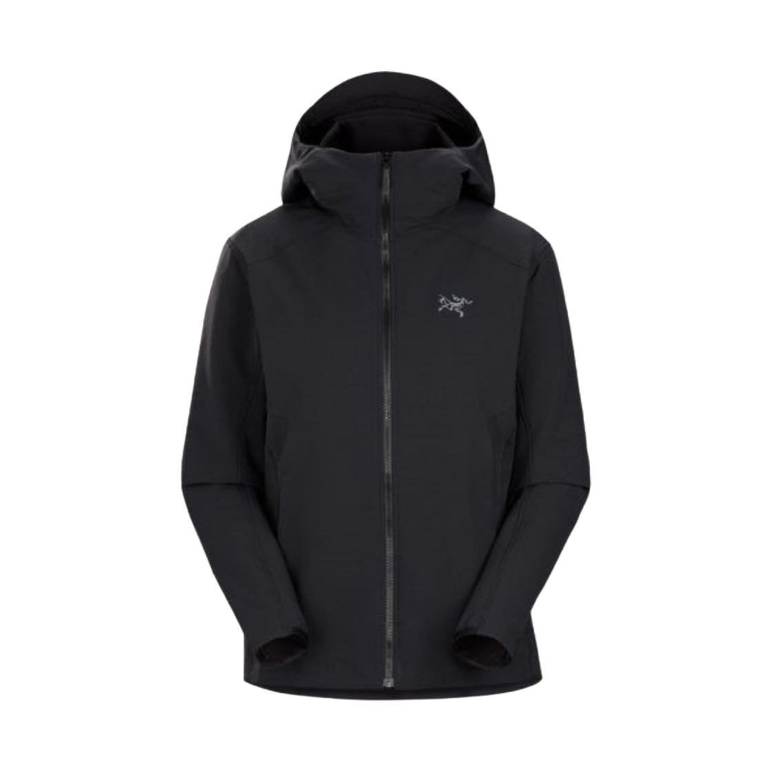 (W) 아크테릭스 감마 MX 후디 블랙((W) Arc'teryx Gamma MX Hoody Black) - 1
