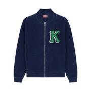Kenzo Varsity Zipped Jacket Midnight Blue