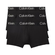 Calvin Klein Ultra Soft Modern 3-pack Trunk Black