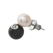Stussy 8 Ball Earring Sterling Silver