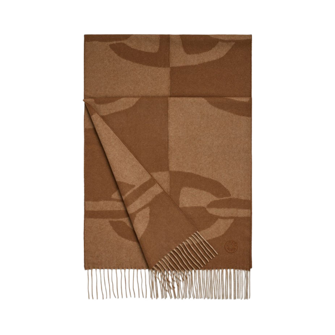 에르메스 샹달 옵틱 머플러 까라멜 데저트(Hermes Chaine D'Ancre Optique Muffler Caramel Desert) - 1