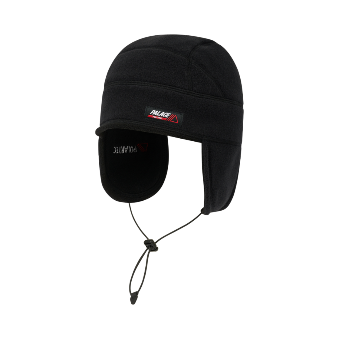 팔라스 폴라텍 이어플랩 테크 비니 블랙 - 24FW(Palace Polartec Earflap Tech Beanie Black - 24FW)