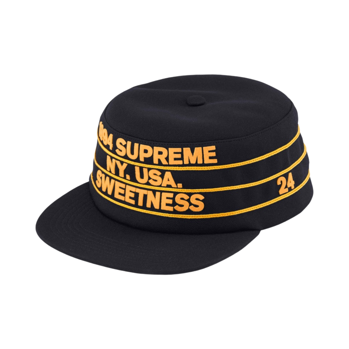 슈프림 프로 볼 필박스 햇 블랙 - 24SS