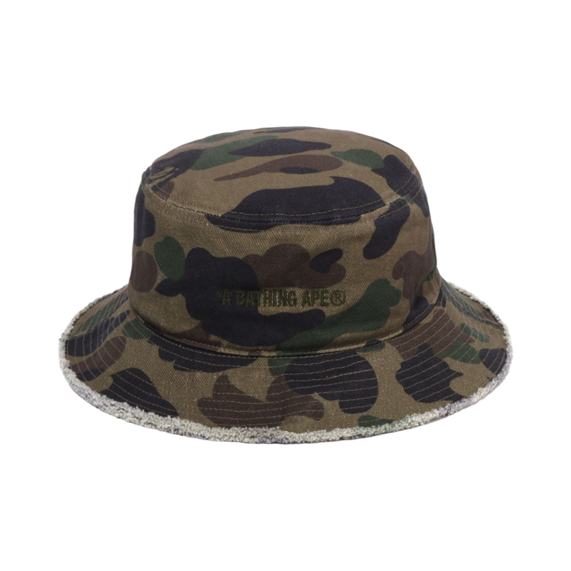 - BAPE 1st Camo Buckle Hat Green