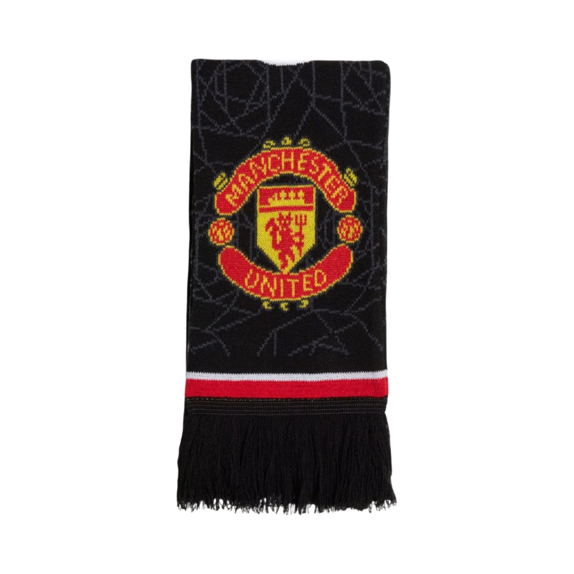 IB4569 Adidas Manchester United Home Scarf Black