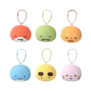 GS 25 x Pixely Sleepground TV Chapssaltteok Keyring Multi (Set of 6)