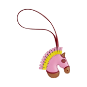 Hermes Geegee Camail Charm Milo & Chai Mauve Sylvestre Rouge Grenat Lime