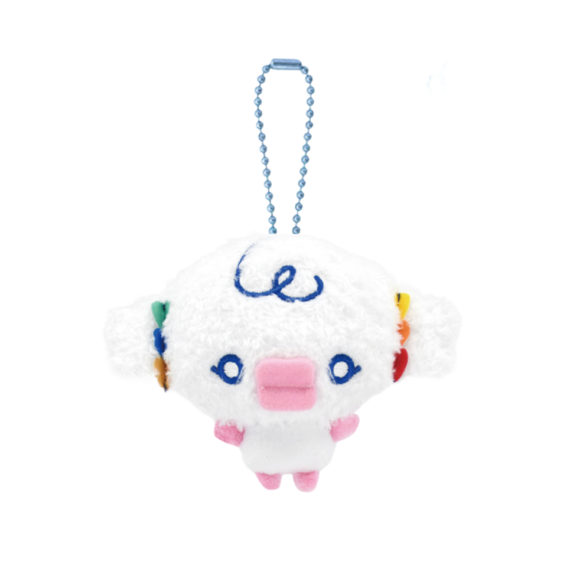 반다이 다마고치 x 산리오 캐릭터 플러시 마스코트 키체인 우파치(Bandai Tamagotchi x Sanrio Characters Plush Mascot Keychain Woopatchi)