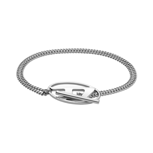 DX1535 Diesel Dx1535 Stainless Steel Bracelet Silver