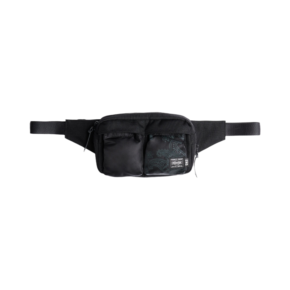포터 x 엔드 웨이스트백 블랙