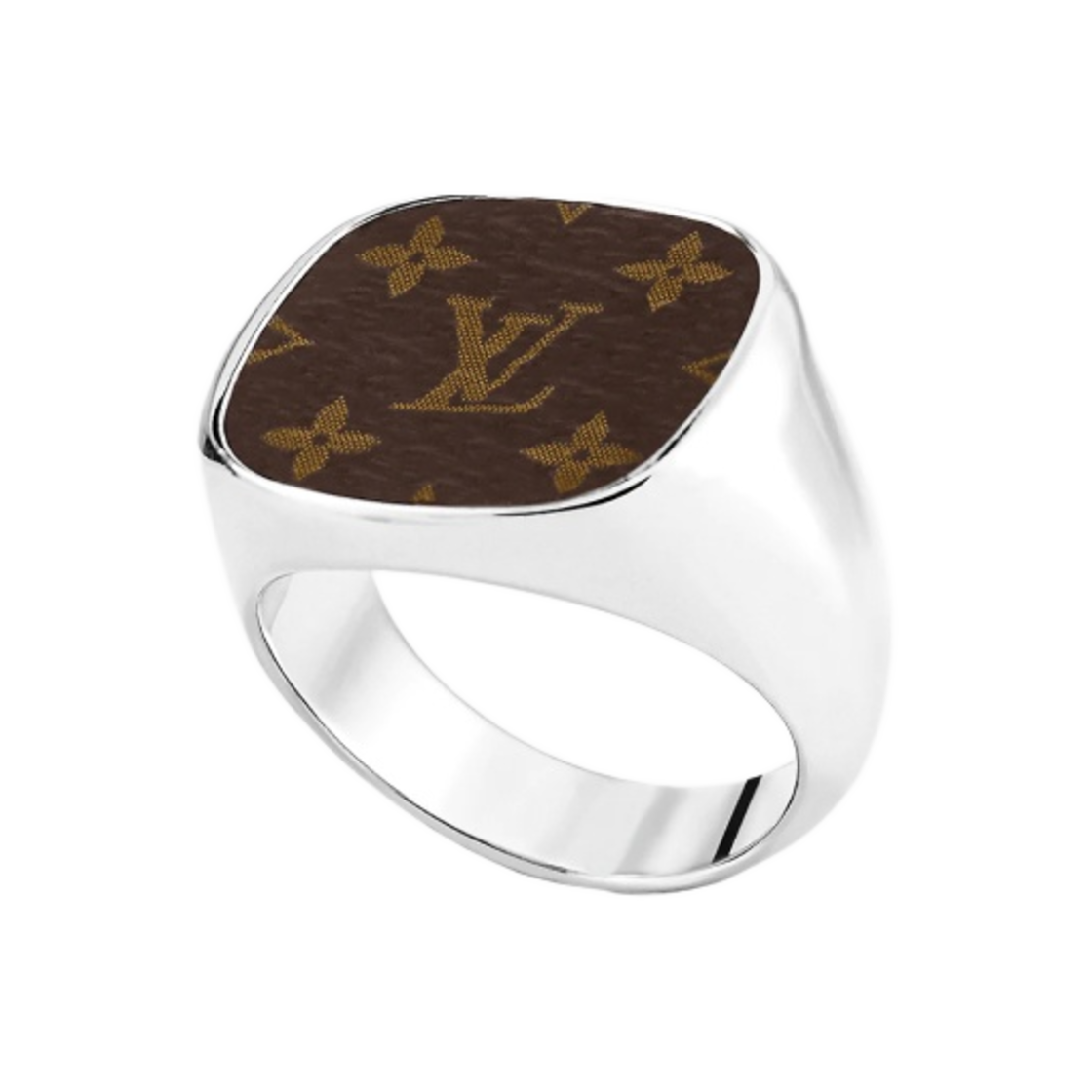 루이비통 락 시그넷 링 모노그램 실버(Louis Vuitton Rock Signet Ring Monogram Silver) - 2