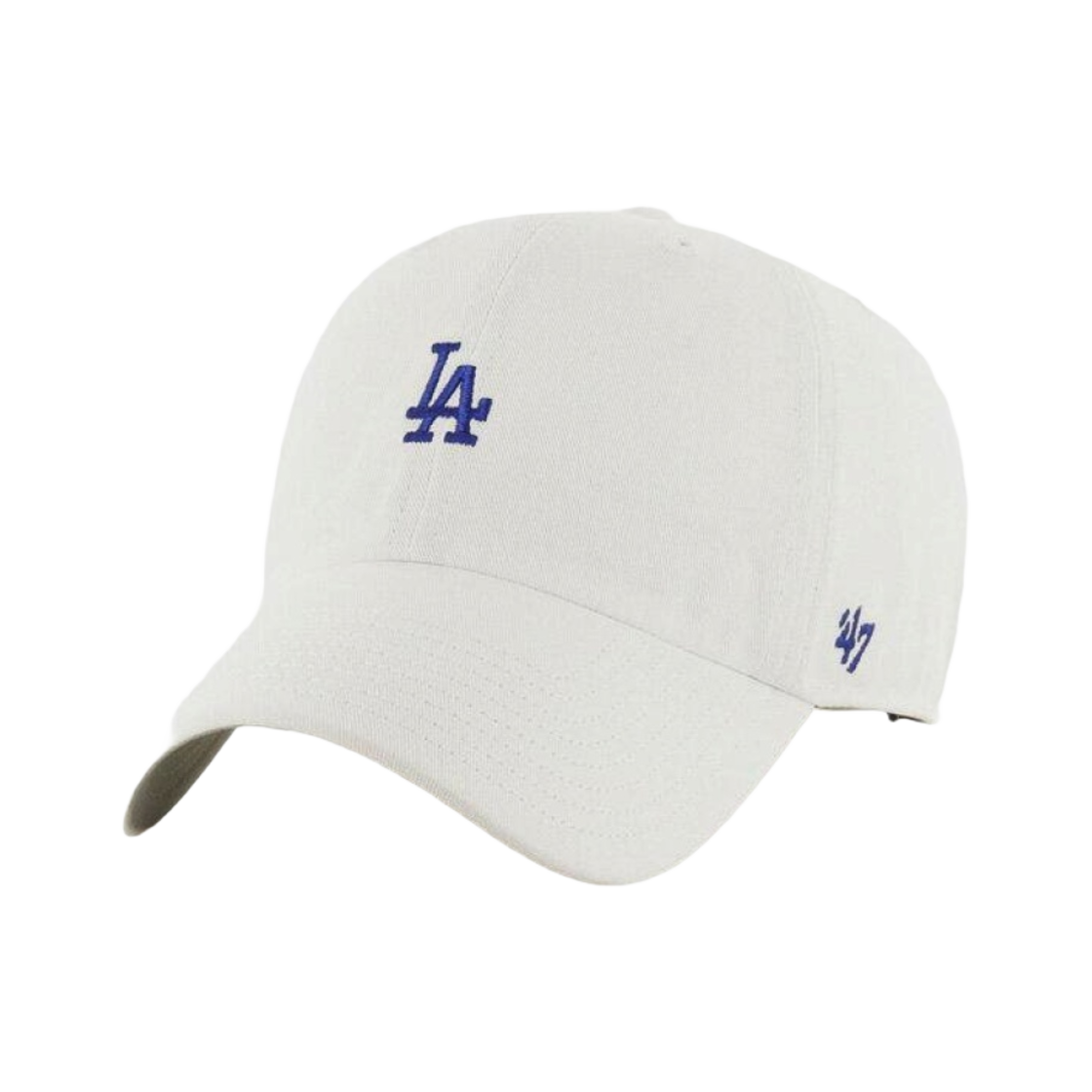 47 브랜드 LA 다저스 베이스 러너 클린업 화이트(47 Brand LA Dodgers Base Runner Clean Up White)