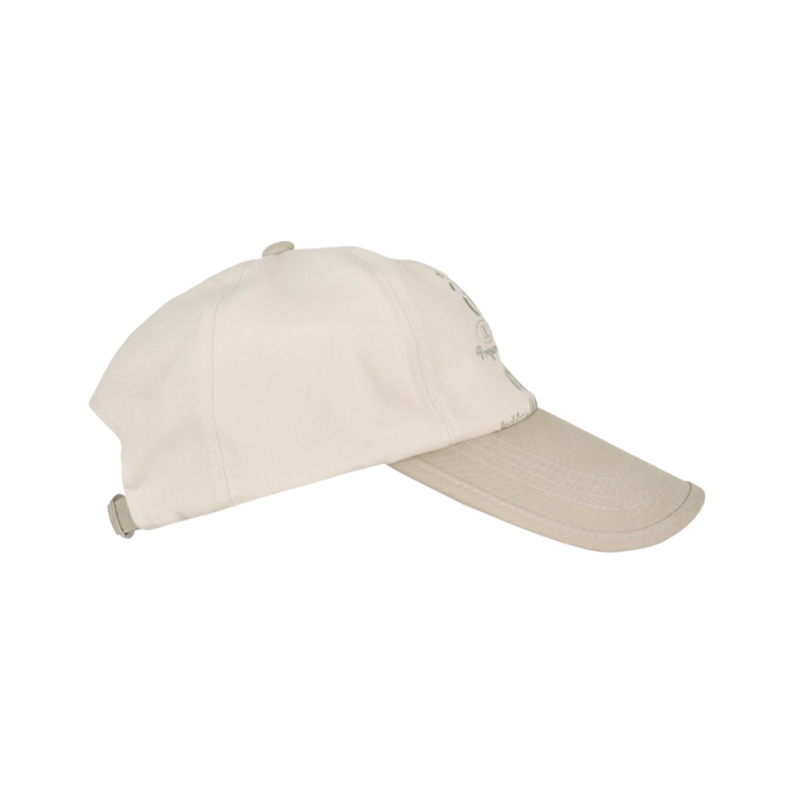 에이에이 웹 로고 5 패널 볼캡 카키(Aeae Web Logo 5 Pannel Ball Cap Khaki) - 3