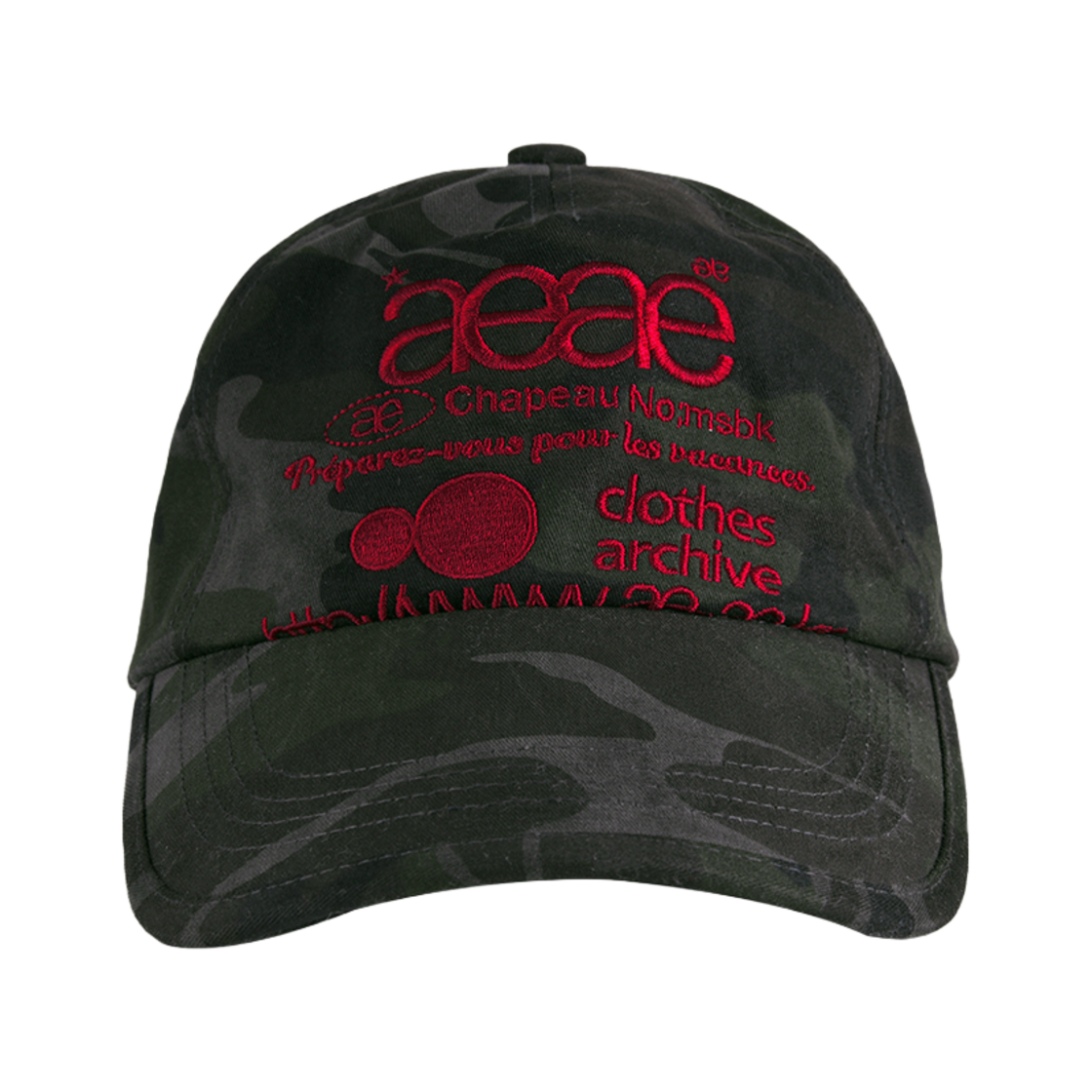 에이이에이이 웹 로고 카모 5 패널 캡 블랙(AEAE Web Logo Camo 5 Pannel Cap Black)