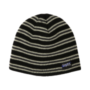 Garden Express Striped Beanie Black