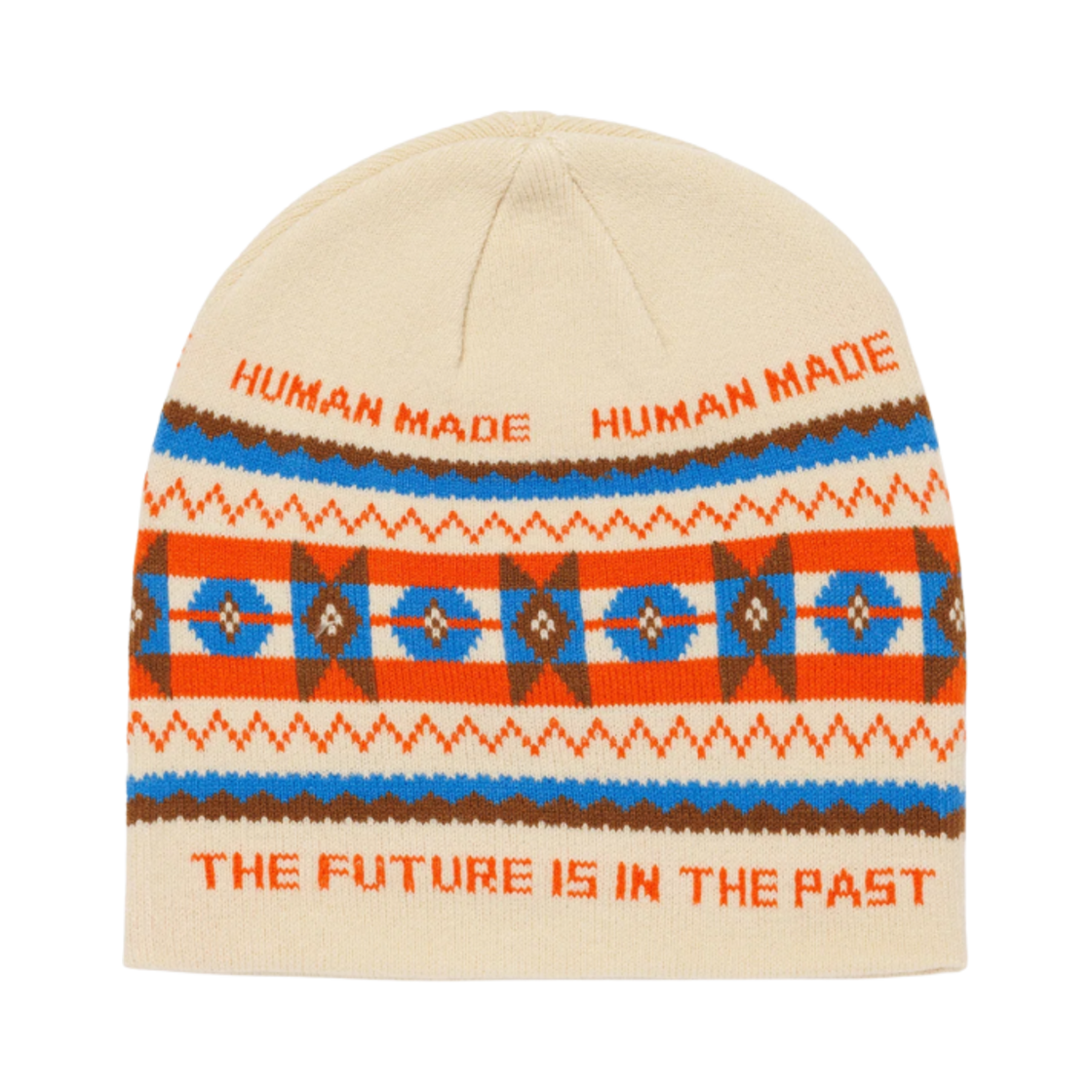 휴먼 메이드 자카드 비니 화이트(Human Made Jacquard Beanie White) - 2