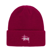 Stussy Basic Cuff Beanie Magenta