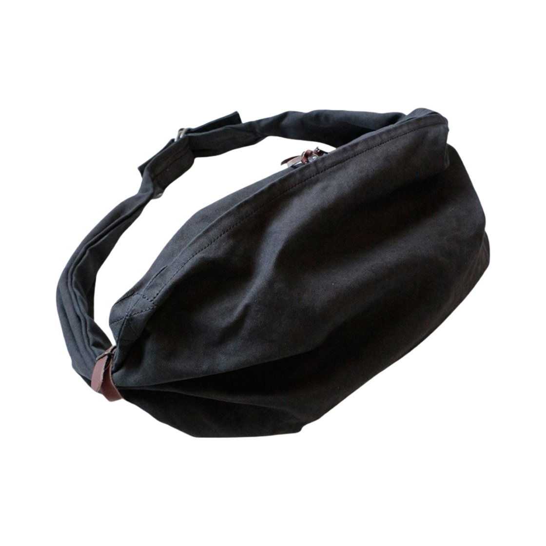 EK-412/EK-1483/EK-1483XB/EK-1483XBA Kapital No.6 Canvas Snufkin Large Bag Black