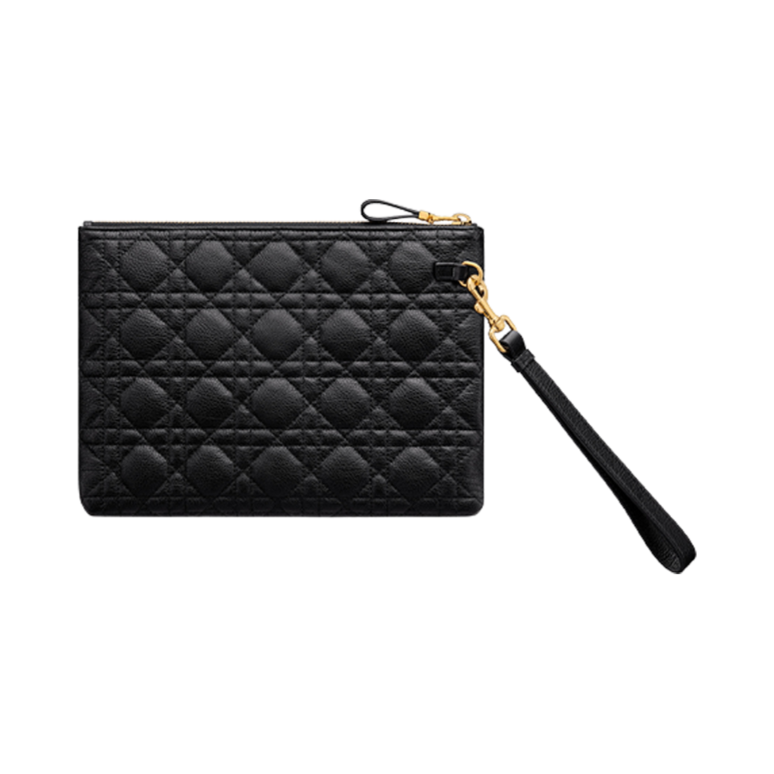 디올 미디움 카로 데일리 파우치 블랙 서플(Dior Medium Caro Daily Pouch Black Supple) - 3