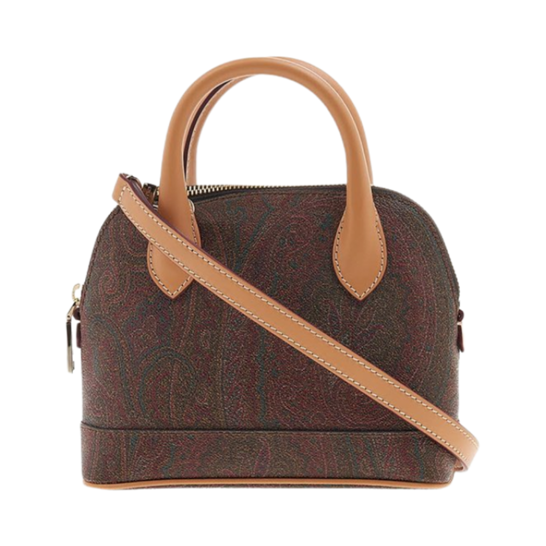 0N0258010600 Etro Paisley Tote Bag Brown