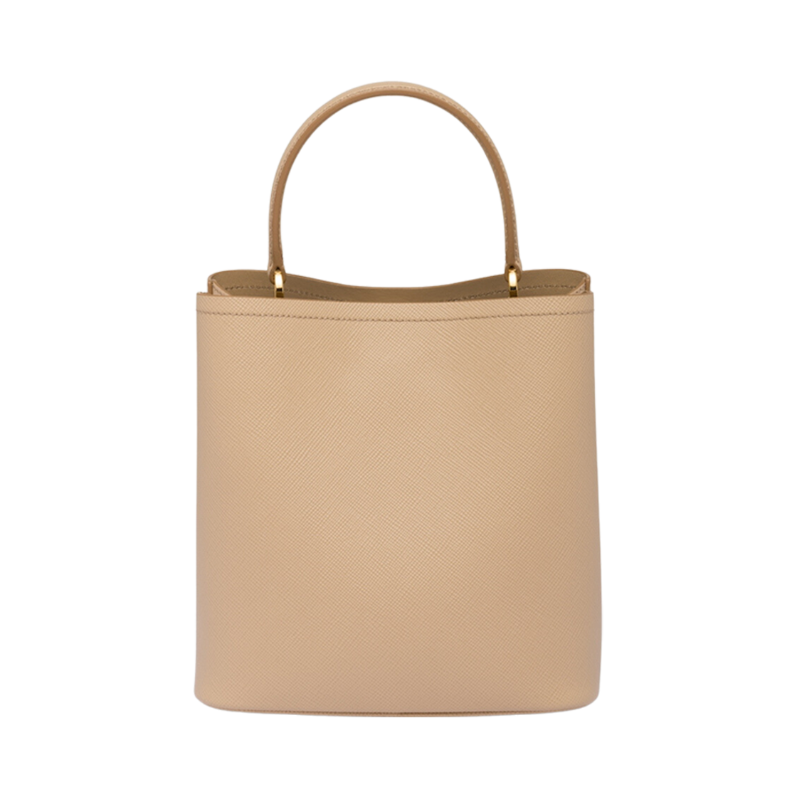 프라다 미디움 사피아노 레더 프라다 파니에 백 샌드 베이지(Prada Medium Saffiano Leather Prada Panier Bag Sand Beige) - 2