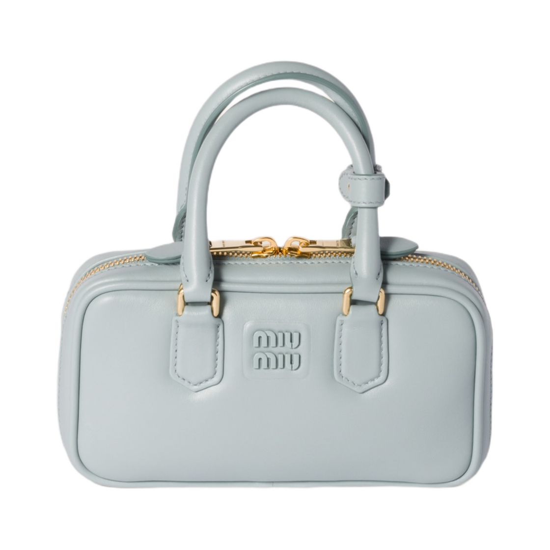 미우 미우 아르카디 레더 미니백 레이크 블루(Miu Miu Arcadie Leather Mini Bag Lake Blue)