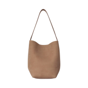 The Row Small N/S Park Tote in Nubuck Tundra