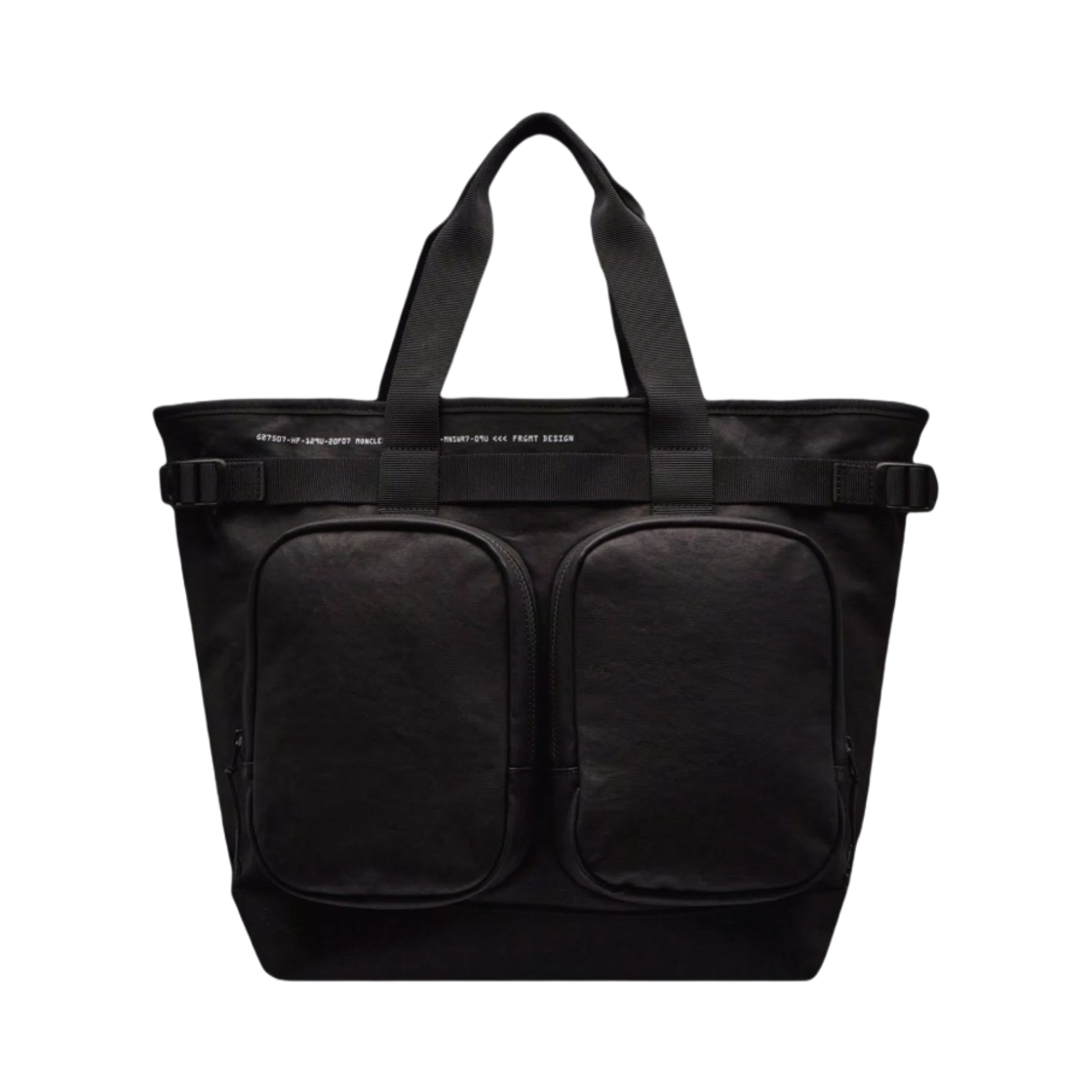 몽클레르 x 프라그먼트 캔버스 토트백 블랙 - 23FW(Moncler x Fragment Canvas Tote Bag Black - 23FW) - 1