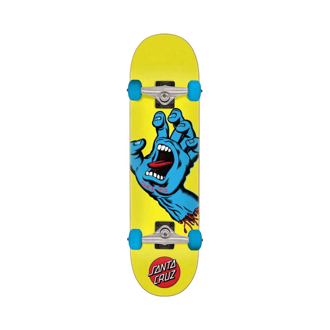P000BDRJ [KREAM 단독] Santa Cruz Screaming Hand Yellow Mini Skateboard Complete 7.75