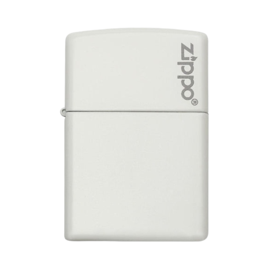 지포 클래식 매트 로고 라이터 화이트(Zippo Classic Matte Logo Zippo Lighter White)