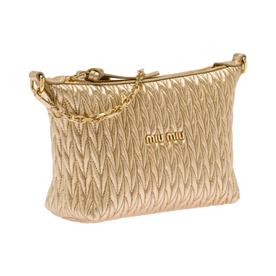 미우 미우 스피릿 마테라쎄 가죽 미니백 플래티넘(Miu Miu Spirit Matelasse Leather Mini Bag Platinum) - 2