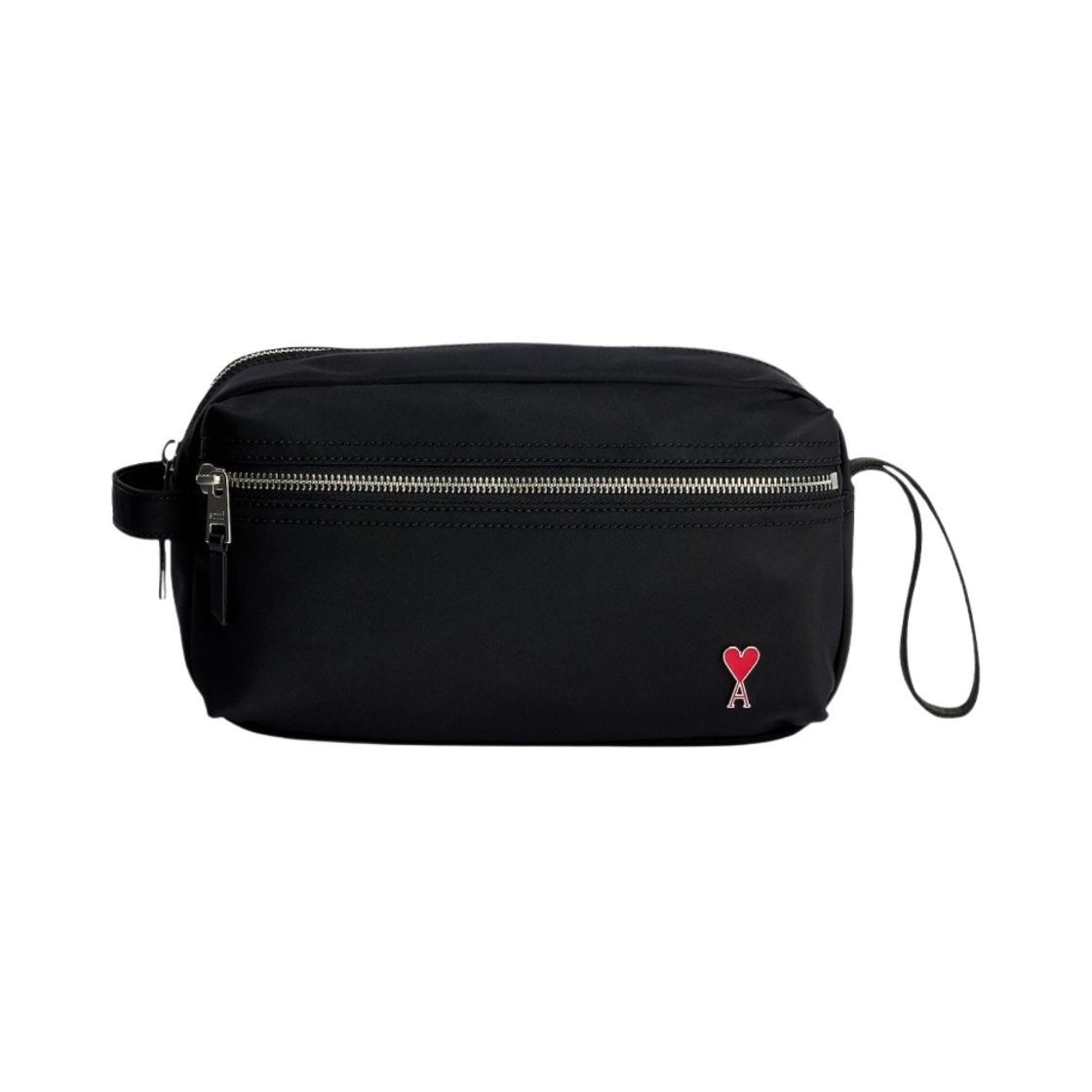 아미 스몰 하트 로고 파우치 블랙(AMI de Coeur Pouch Black)