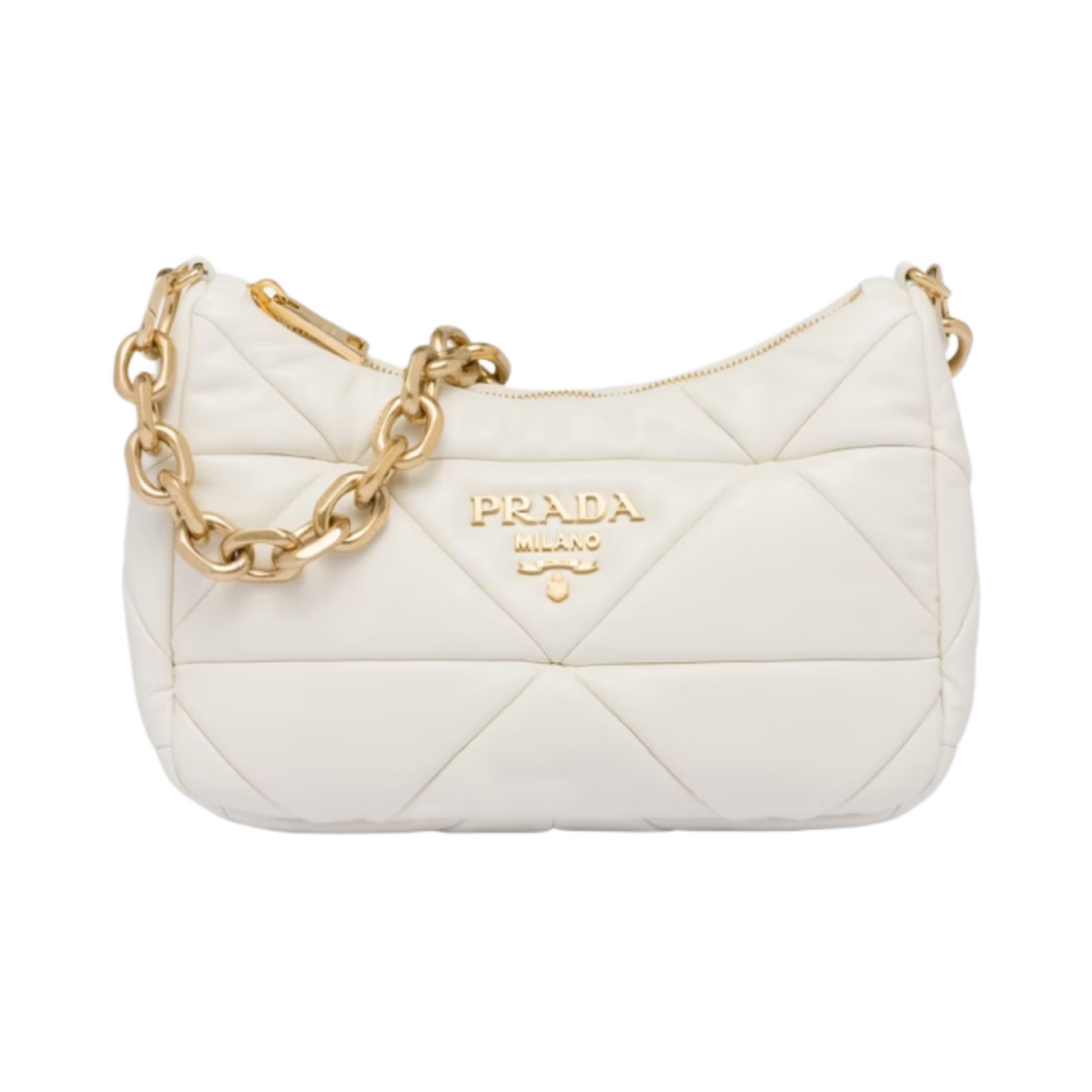 프라다 시스템 나파 레더 패치워크 백 화이트(Prada System Nappa Leather Patchwork Bag White) - 1