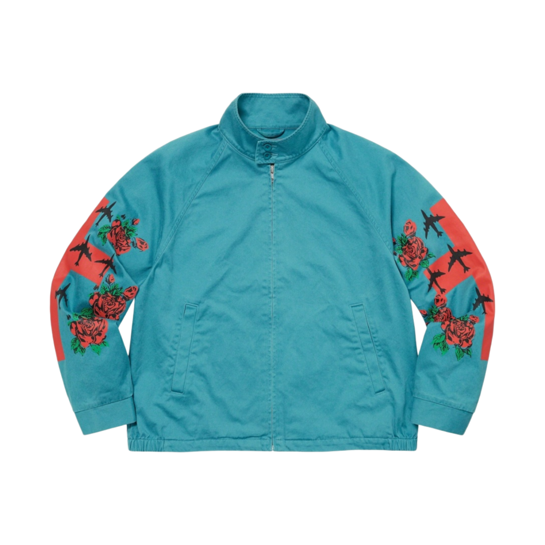 슈프림 디스트럭션 오브 퓨리티 해링턴 자켓 틸 - 23SS(Supreme Destruction Of Purity Harrington Jacket Teal - 23SS) - 1