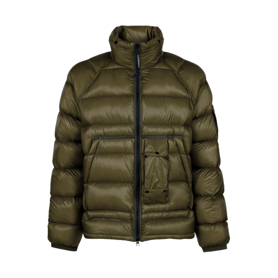 C.P. 컴퍼니 DD 쉘 디테처블 후드 다운 자켓 아이비 그린 - 22FW(C.P. Company DD Shell Detachable Hood Down Jacket Ivy Green - 22FW) - 1