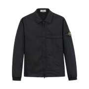 Stone Island 10319 Stretch Cotton Twill Overshirt Black - 21SS