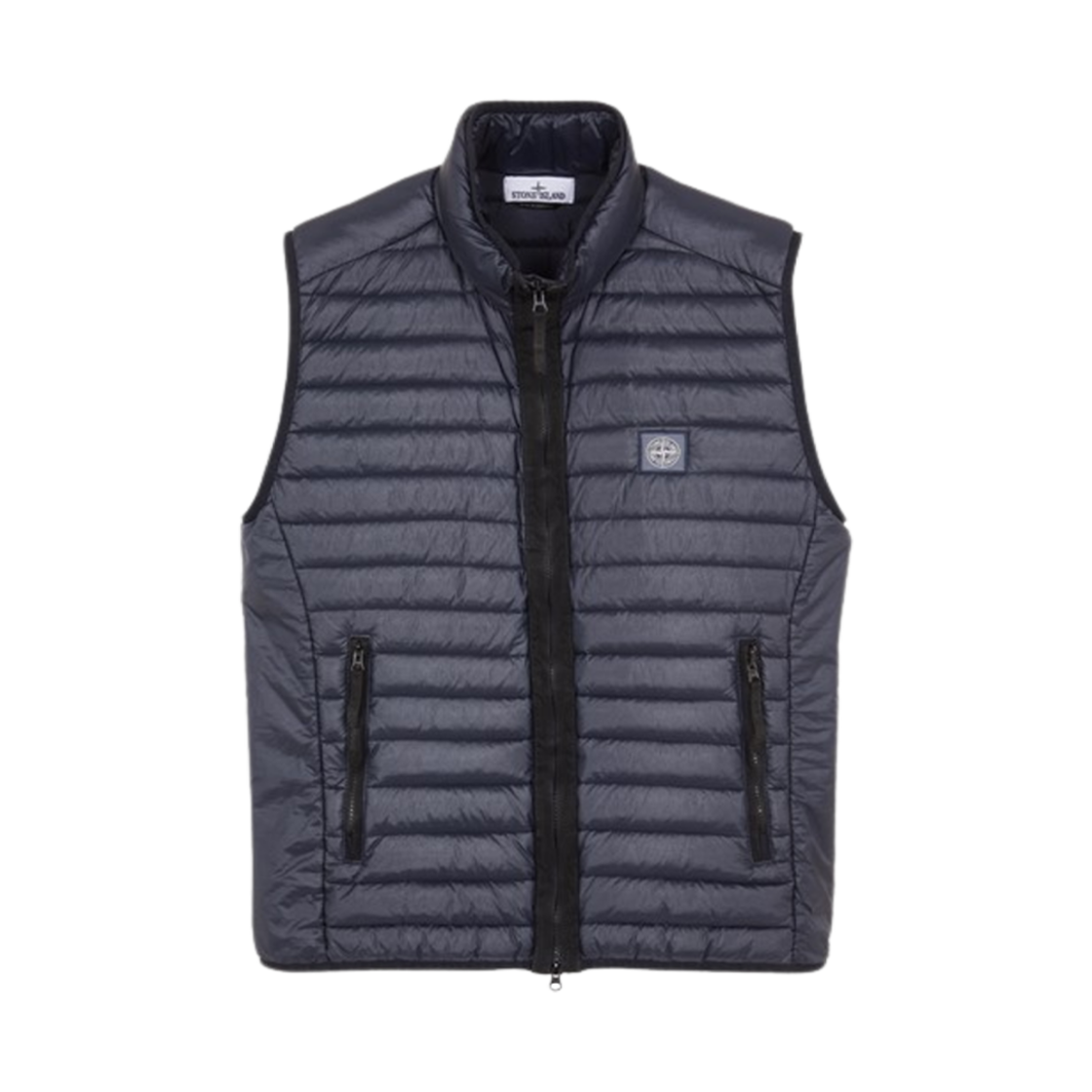 7915G0224-V0020 Stone Island G0224 Loom Woven Chambers R-Nylon Down-TC Vest Navy Blue - 23FW