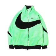Nike Big Swoosh Full Zip Jacket Green Black