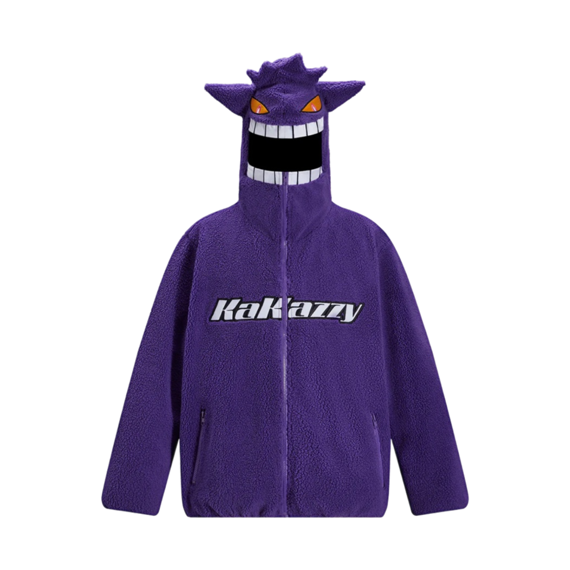 카카지 쉐르파 코트 포켓몬 팬텀 퍼플(Kakazzy Sherpa Coat Pokemon Phantom Purple)