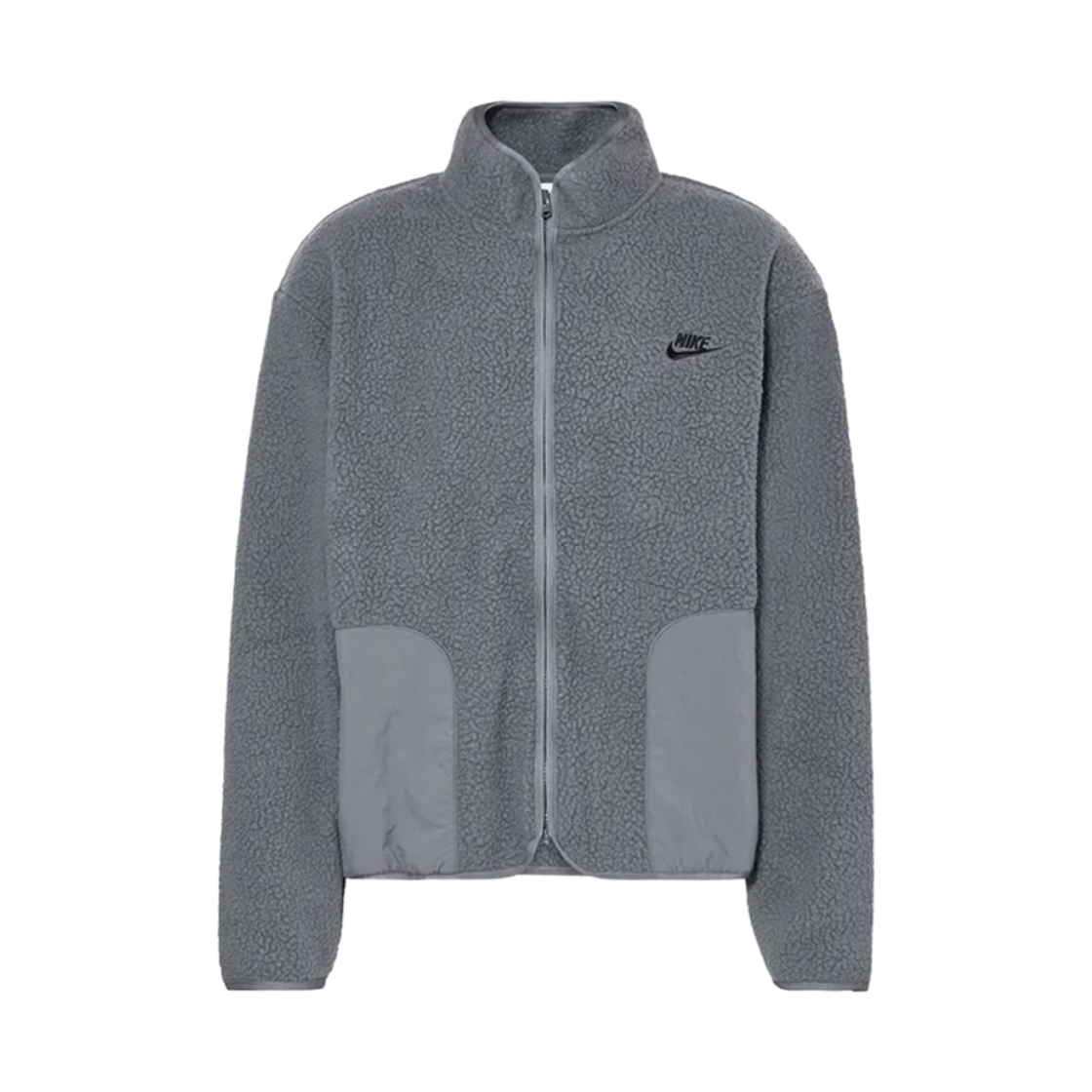 나이키 클럽 플리스 윈터라이즈드 자켓 아이언 그레이 - 아시아(Nike Club Fleece Winterized Jacket Iron Grey - Asia)