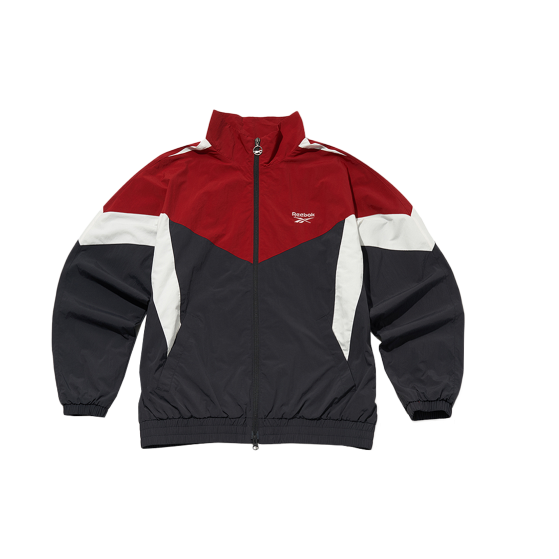 REJU5EJ21CG Reebok Heritage Windbreaker Charcoal:Red