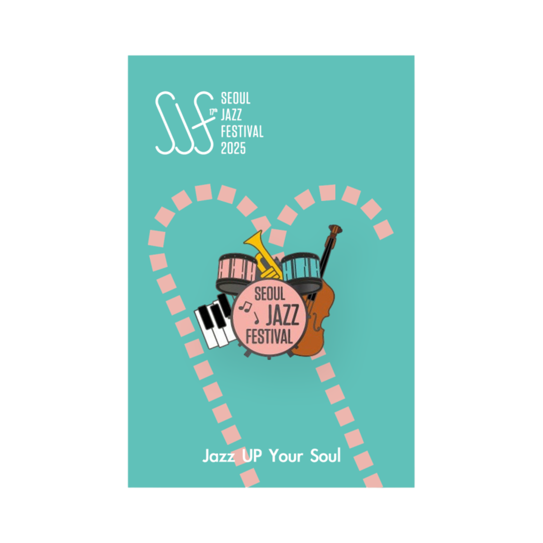 SJF25MD03 SJF25 Pin Badge - DRUM