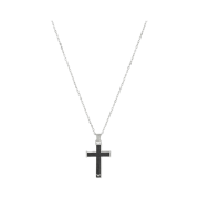 Emporio Armani Stainless Steel Cross Necklace